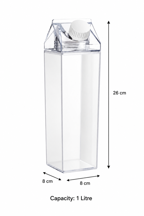 Clear Drink Container – 1 Liter