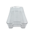 Clear food storage organiser for pantry, fridge, kitchen; large, space-saving container
