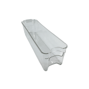 Clear Storage Tub With Handles - Medium, ideal for kitchen organisation. Perfect for pantry or fridge storage solutions.