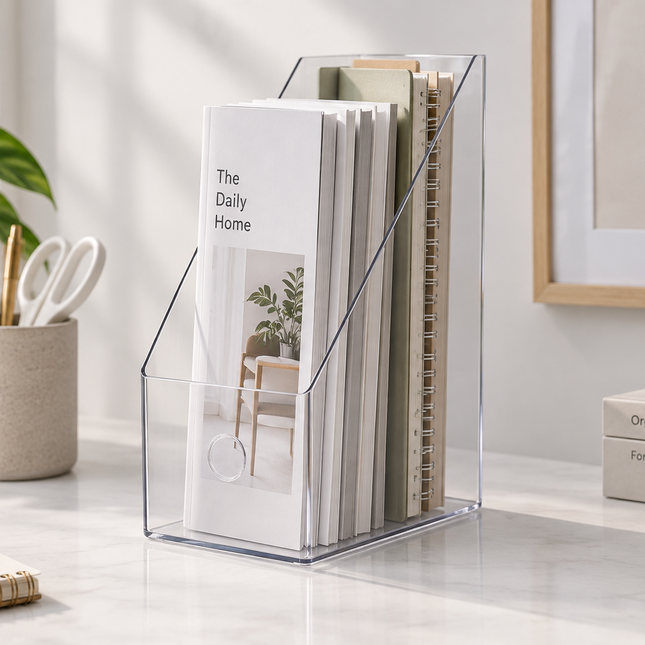 Clear PET Magazine File for Organised Storage