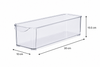 Clear Stackable Tub With Lip – Small