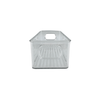 Clear mini bathroom tub for organizing; ideal for storage in kitchen, laundry, or pantry.