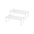 Metal Under Sink Shelf - White
