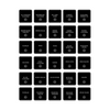 Laundry & Cleaning Sticker Set - 30 Labels - Square 1