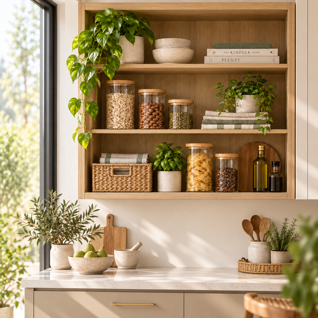 Custom Size Adjustment – Open Shelving