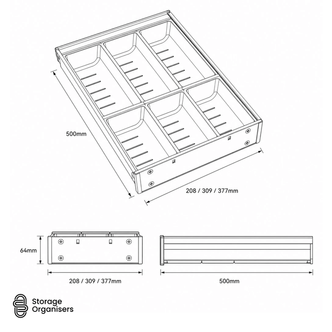 Steel Cutlery Drawer – Stainless Steel Utensil Organiser