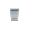 White airtight 1100ML container for pantry storage; space-saving kitchen organiser