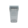1600ML white airtight container for pantry and fridge storage, space-saving organizer