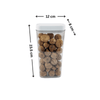 Elegant 1600ML white airtight container for kitchen storage, perfect for organizing pantry, fridge, and more. Stylish and practical storage.
