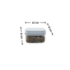 Elegant white airtight container 400ML for kitchen storage, pantry organisation, or fridge use. Ideal for decluttering and space-saving.