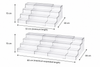 Expandable 4-Tier Clear Spice Rack Organiser