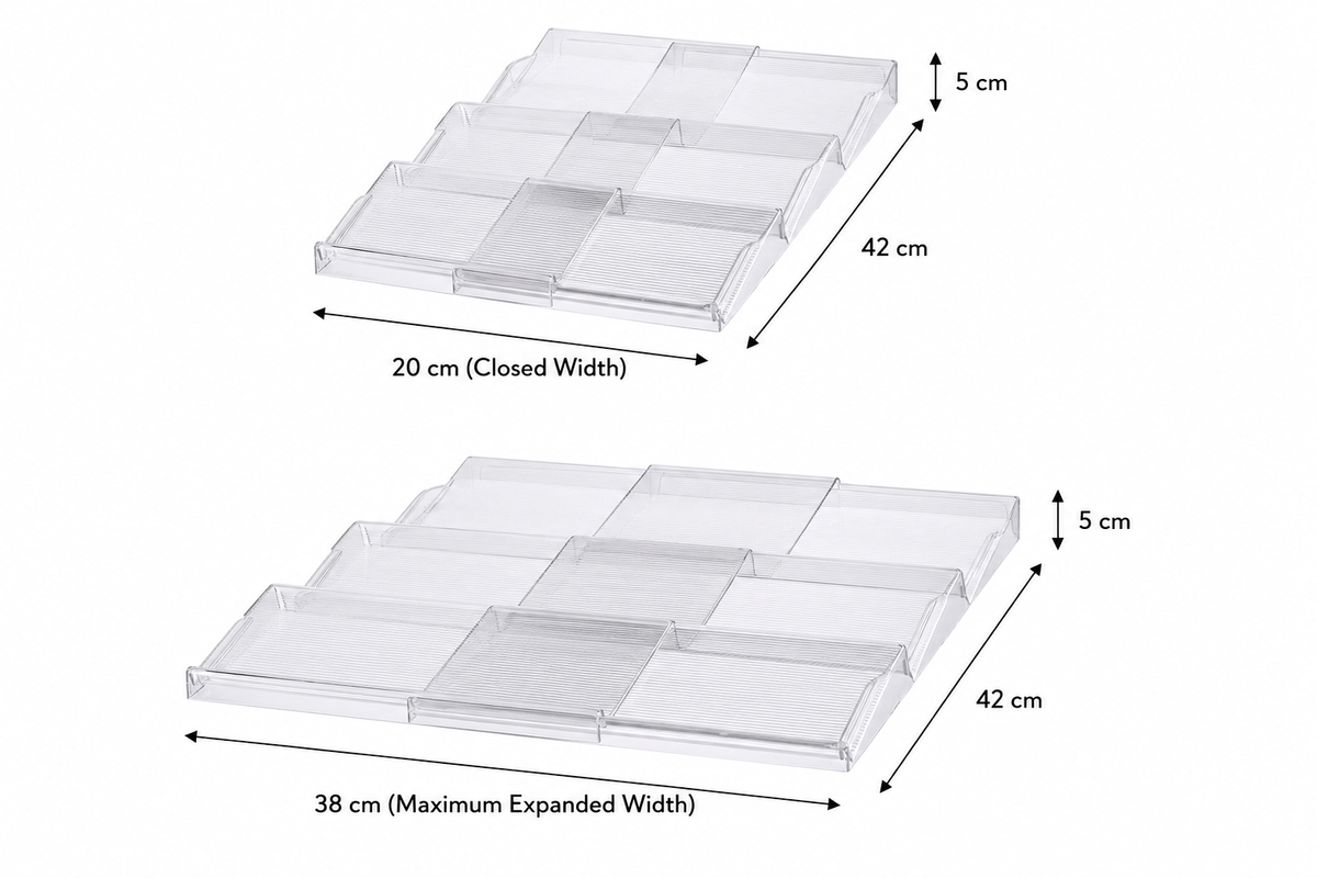 Expandable In-Drawer Multi-Use Rack – Adjustable Fit