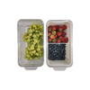 Double Clear Fridge Organiser with Removable Baskets
