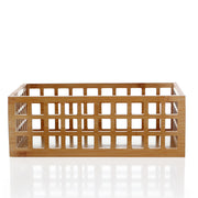 Bamboo Perforated Storage Basket – Large ideal for pantry organisation, perfect as under sink storage and kitchen organisation.