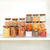 Acacia Lid Glass Jar Small Pantry Organisation - 15 Pack