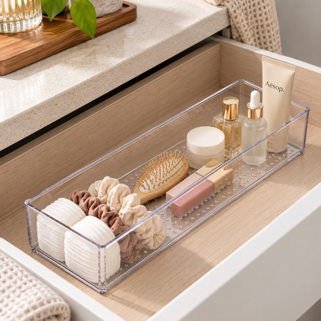 Large Clear Drawer Organisers