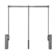 Pull Down Wardrobe Rail Anthracite Soft Close