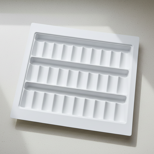 Adjustable Spice Tray – Expanding 490–540W Kitchen Insert for efficient drawer organisers in kitchen and pantry storage.