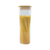 Square Glass Storage Jar with Bamboo Lid - 2300ml