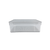 XL clear storage tub with lip for pantry, fridge, or laundry; space-saving organizer.
