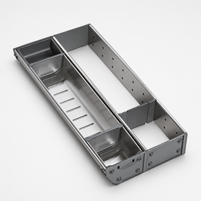 Stainless Steel Cutlery Organiser – Utensil Drawer Organiser