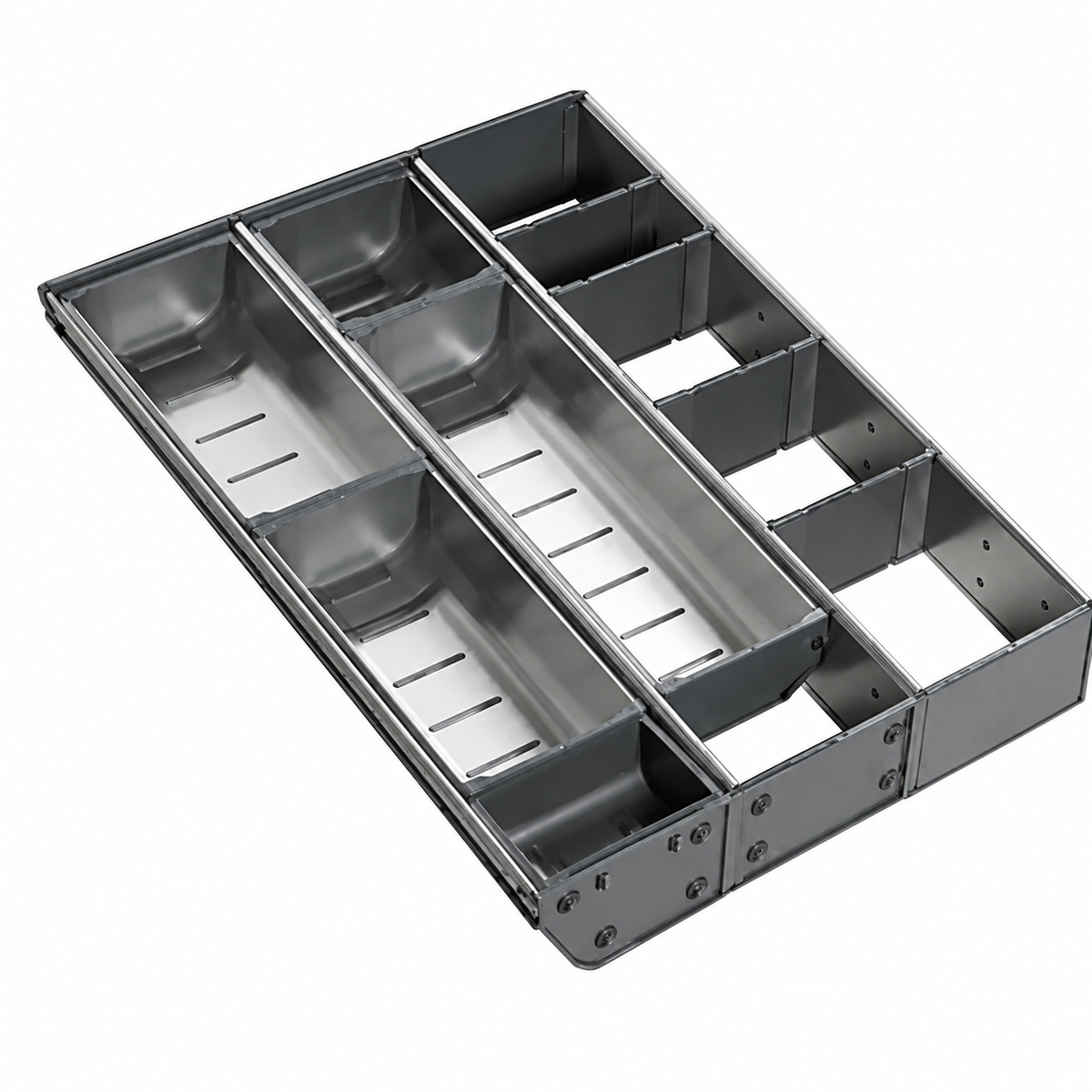Stainless Steel Cutlery Organiser – Utensil Drawer Organiser