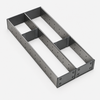 Stainless Steel Utensil Organiser – Double Compartment Holder