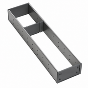 Stainless Steel Utensil Organiser – Double Compartment Holder