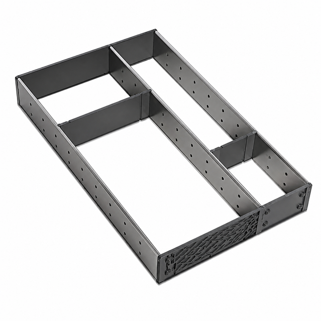 Stainless Steel Utensil Organiser – Double Compartment Holder