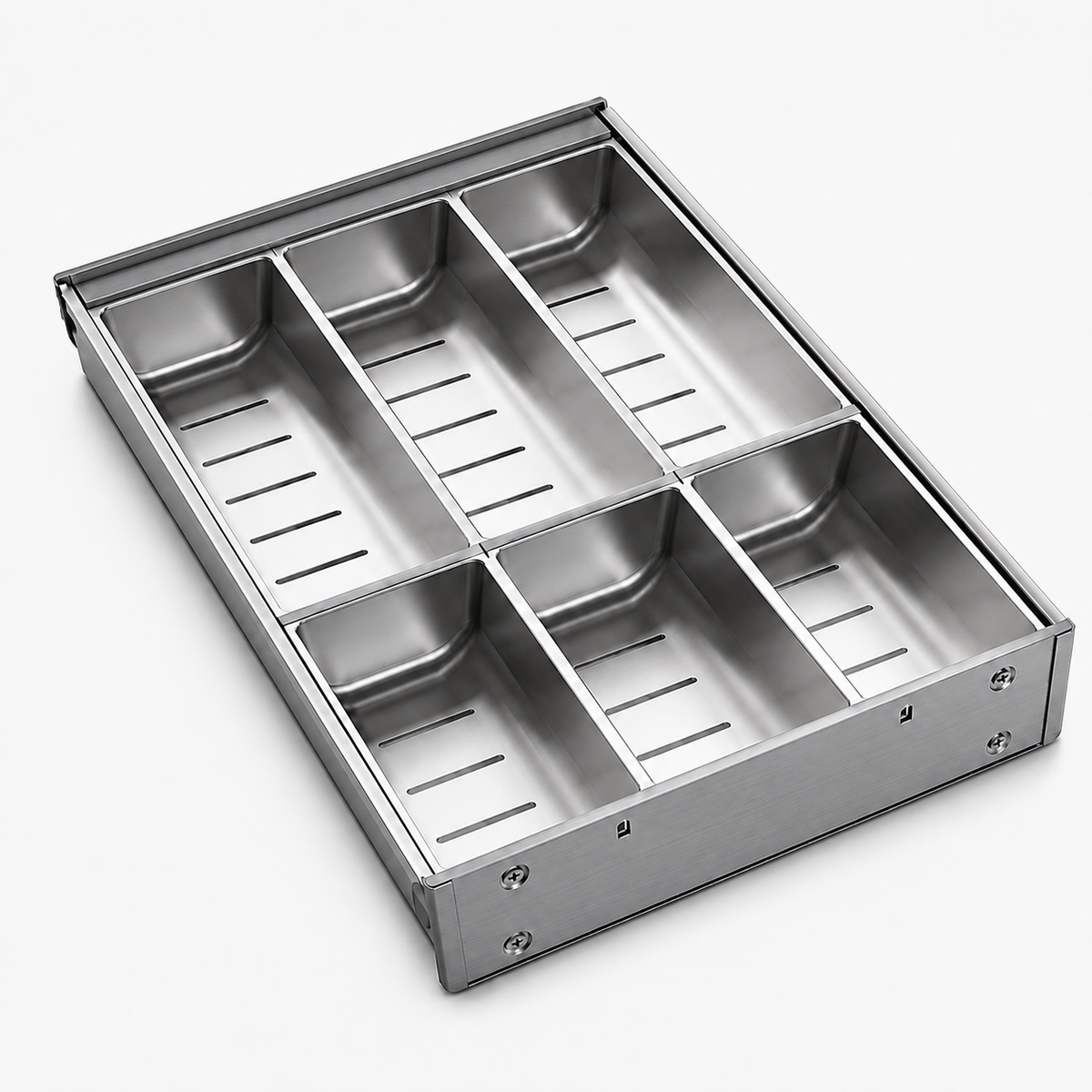 Steel Cutlery Drawer – Stainless Steel Utensil Organiser