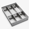 Steel Cutlery Drawer – Stainless Steel Utensil Organiser