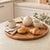 Acacia Wood Round Serving Tray