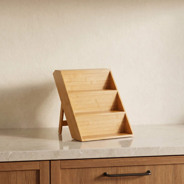 Bamboo 3 Tier Spice Rack Organiser