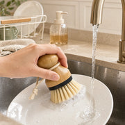 Bamboo Palm Dish Brush Scrubber