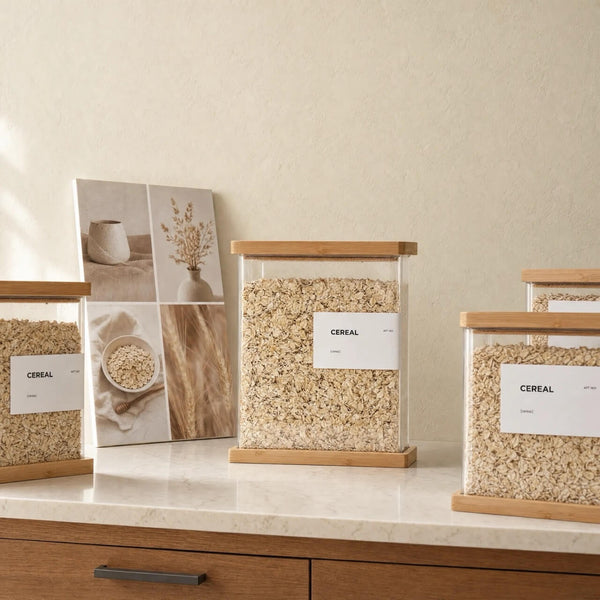 Bamboo Pantry Container – 2.4L