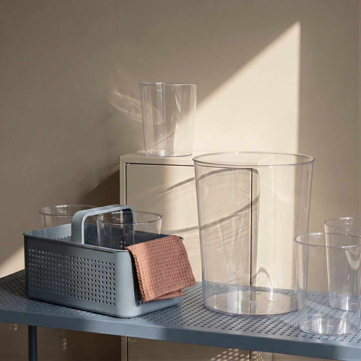 Clear Rubbish Bin - Practical & Stylish Waste Bin