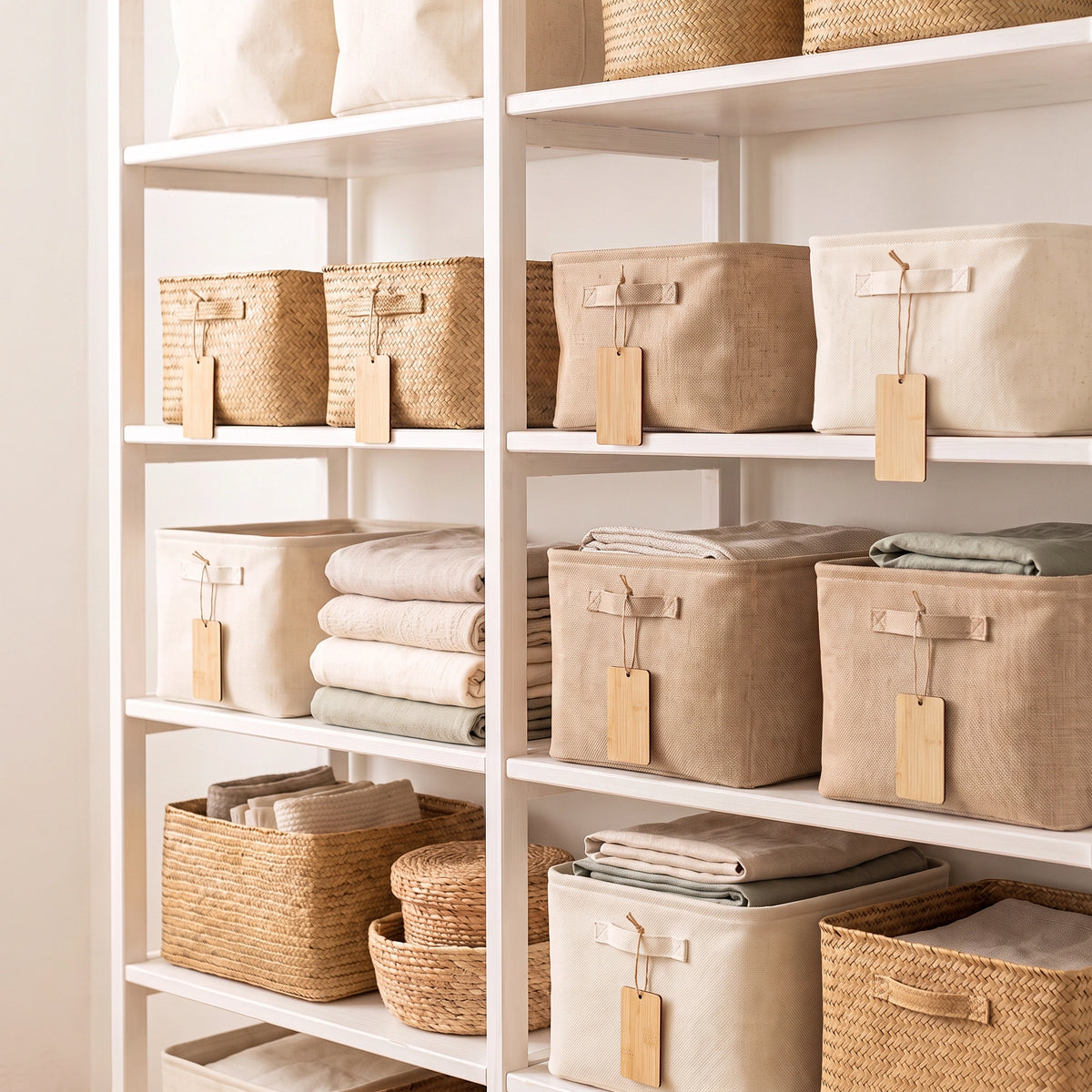 Swing Bamboo Storage Tags – 6 Pack (Without Label)