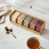 Bamboo Tea Bag Organiser with Acrylic Lid