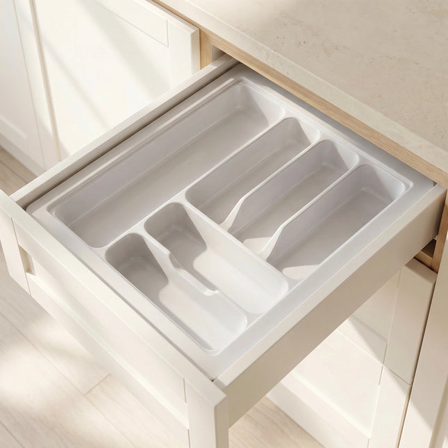 White Cutlery Tray 430x480mm
