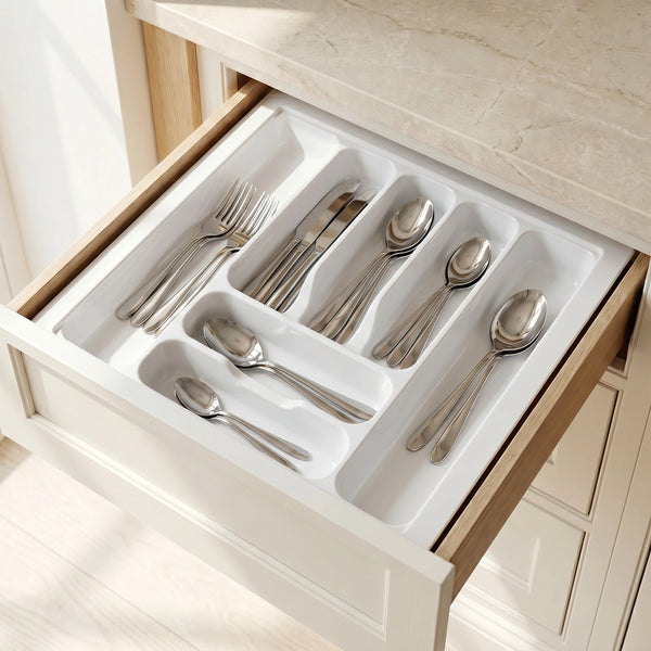White Cutlery Tray 530x480mm