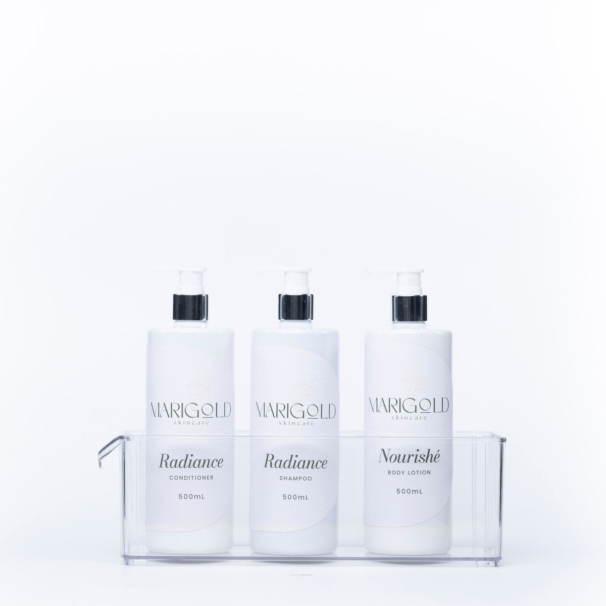 Clear Stackable Tub With Lip – Small used as bathroom storage organiser for shampoos and lotions, enhancing under sink storage.