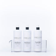 Clear Stackable Tub With Lip – Small used as bathroom storage organiser for shampoos and lotions, enhancing under sink storage.
