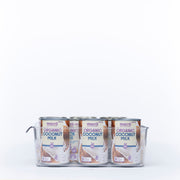 Clear Stackable Tub With Lip – XL used for pantry organisation, shown holding canned goods. Ideal for kitchen storage organisers.