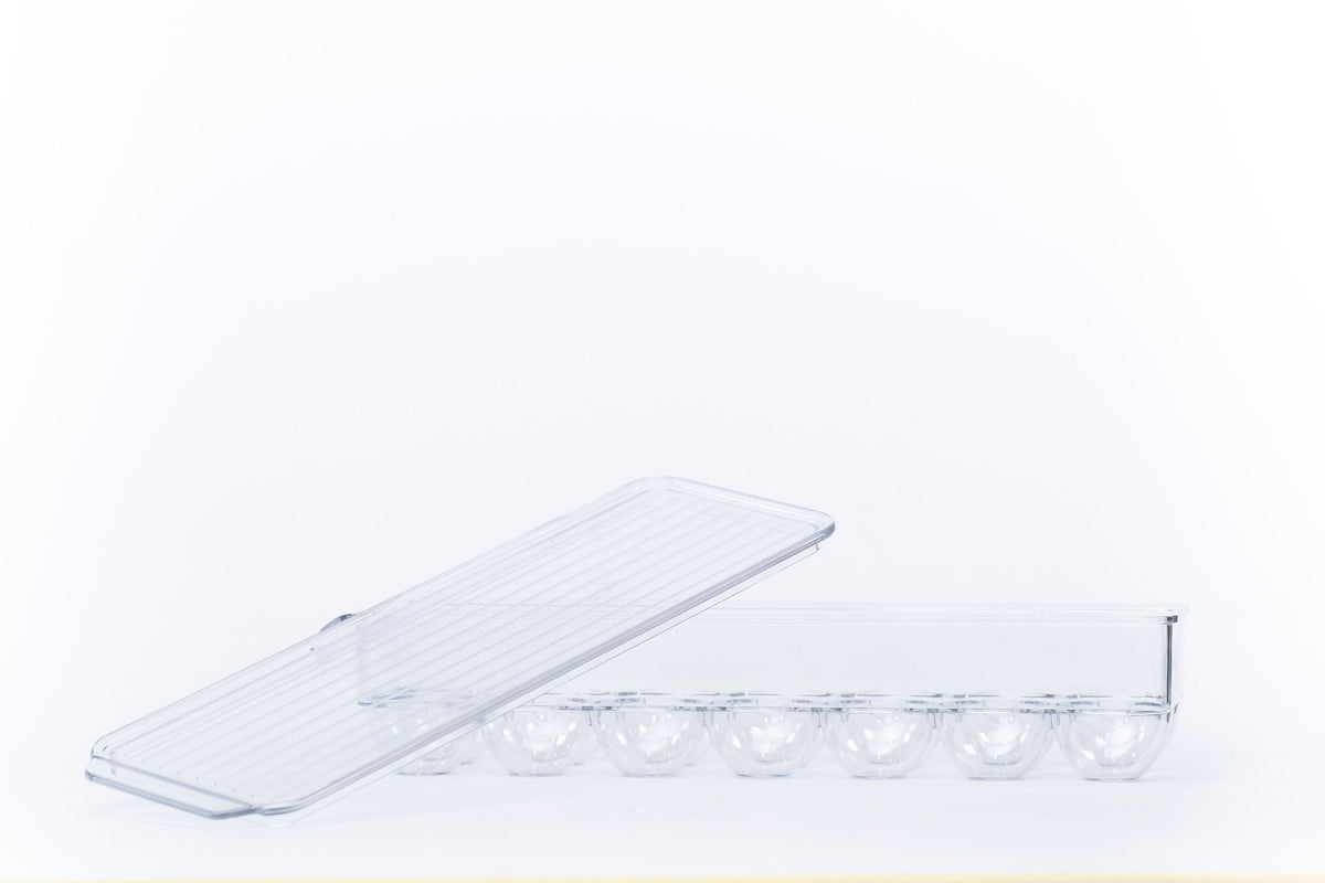 Egg Organiser with Lid – Secure & Convenient Fridge Storage for efficient kitchen organisation.