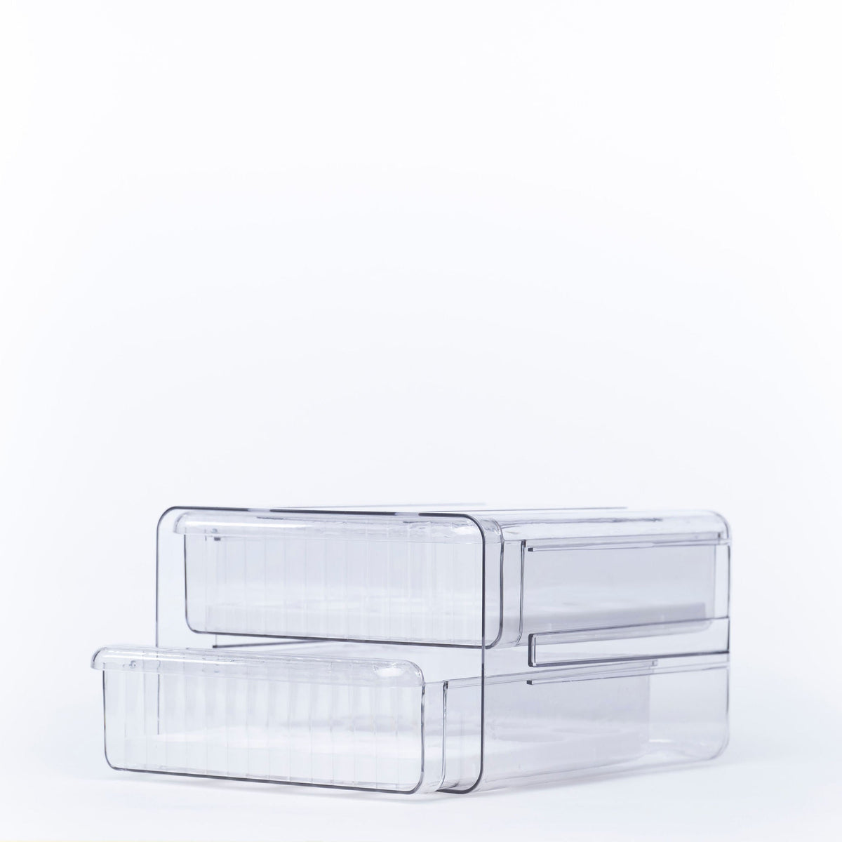 Two-Level Egg Organiser Drawer – Secure & Efficient Fridge Storage for optimal kitchen organisation.