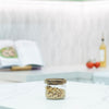 Round Glass Acacia Storage Jar Set – 5 Pack