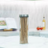 Glass Storage Jar – 1300ml with Clear Stainless Lid