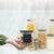 Square Acacia Lid Glass Jars – 5 Sizes