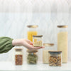 Square Acacia Spice Jars – 3 Sizes