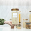 Acacia Screw-On Glass Jar -1200ml